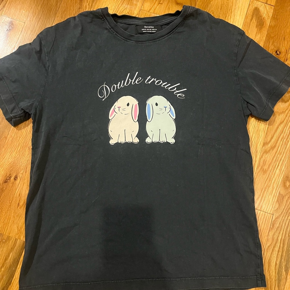 Double Trouble Kids T-Shirt - Black